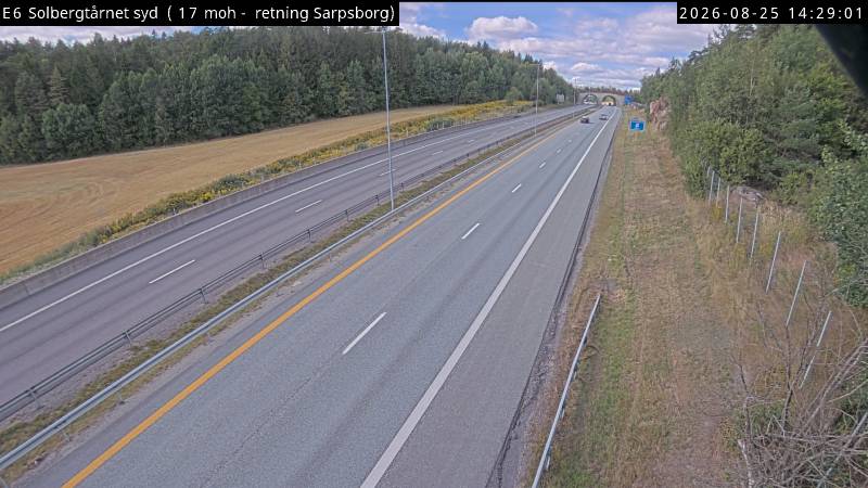 Solbergtårnet syd, retning Sarpsborg