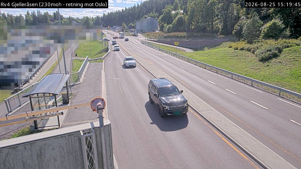 Gjelleråsen, retning Mot Oslo