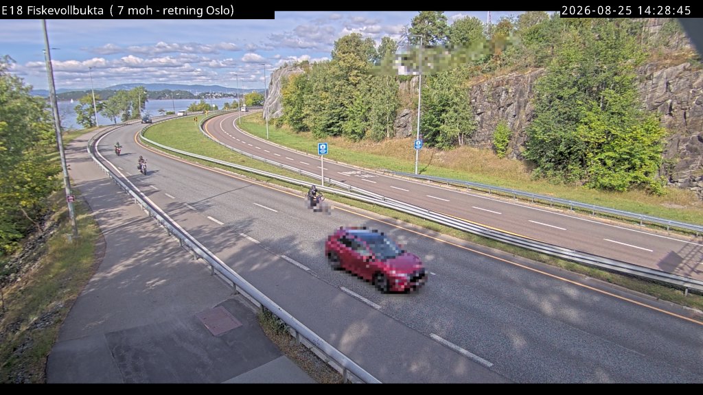 Fiskevollbukta, retning Oslo sentrum