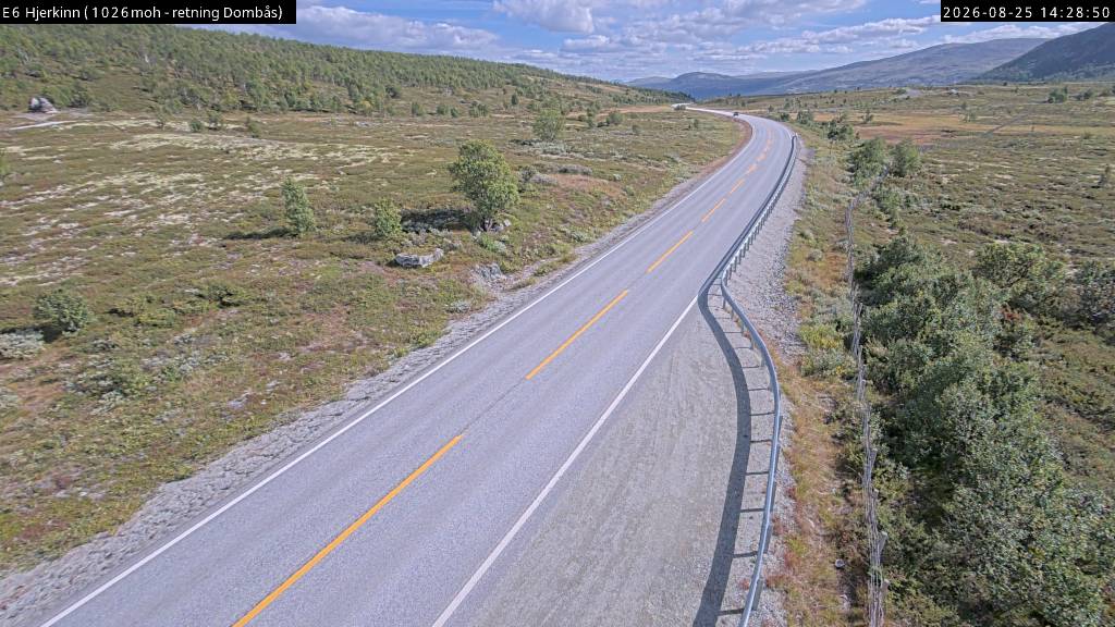 Hjerkinn, retning Dombås