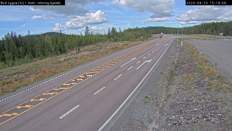 Lygna, retning Gjøvik