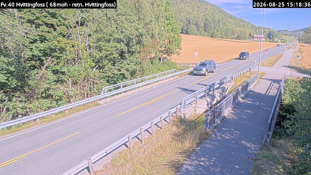 Hvittingfoss, retning Mot Hvittingfoss