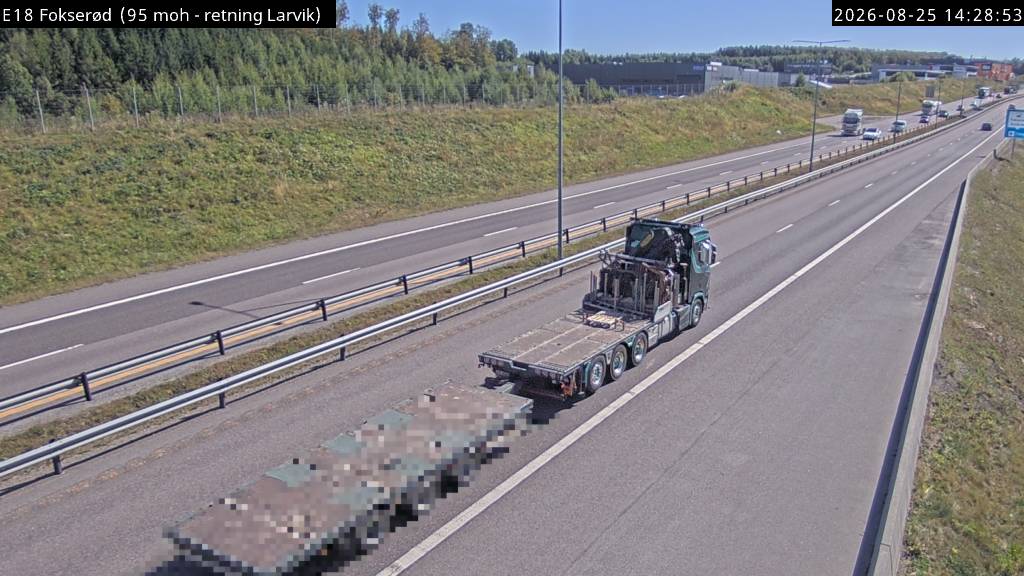Fokserød, retning Larvik