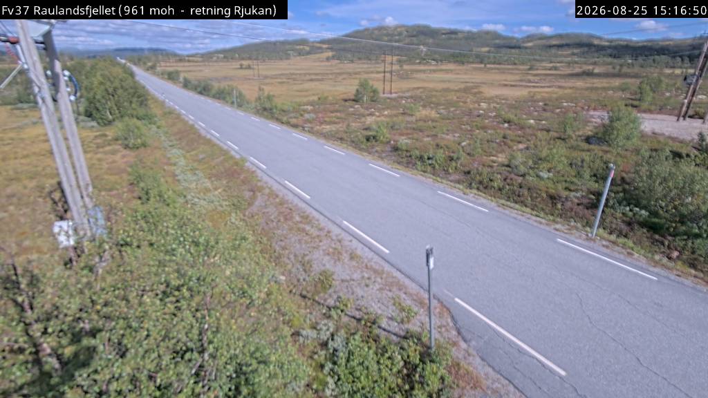 Raulandsfjellet, retning Rjukan