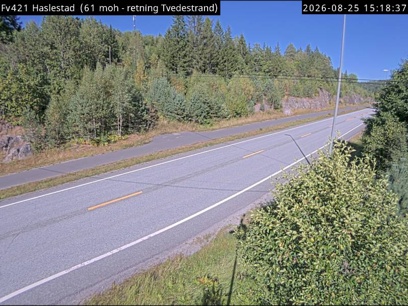 Haslestad, retning Tvedestrand