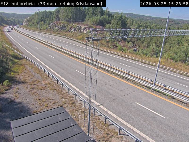 Inntjoreheia, retning Kristiansand