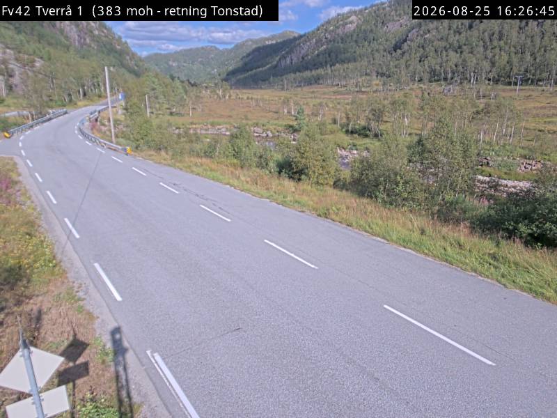 Tverrå, retning Tonstad
