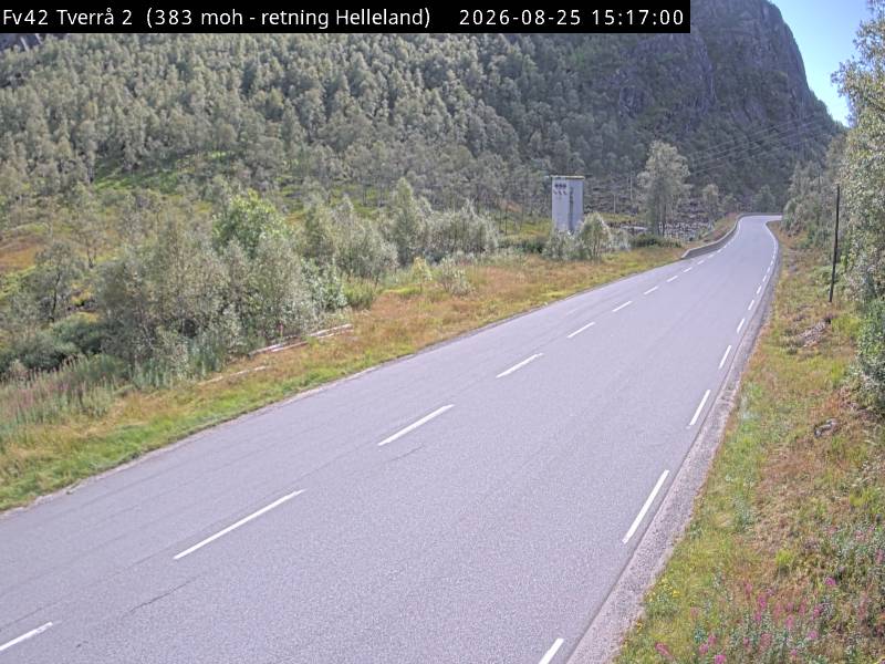 Tverrå, retning Helleland