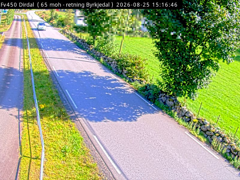 Dirdal, retning Byrkjedal