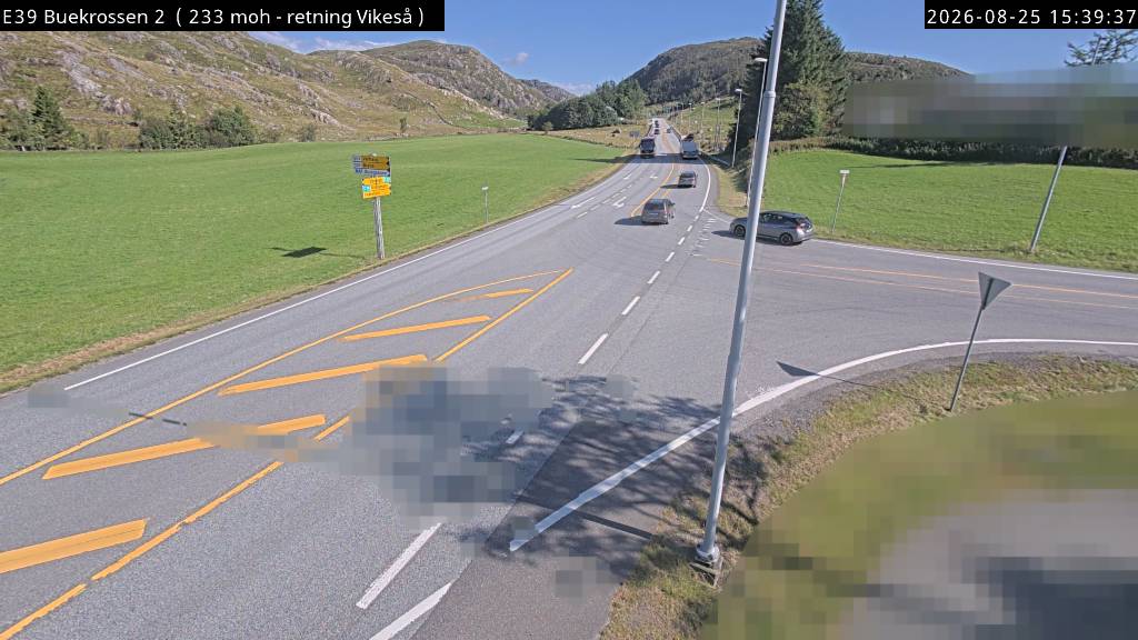Buekrossen, retning Vikeså