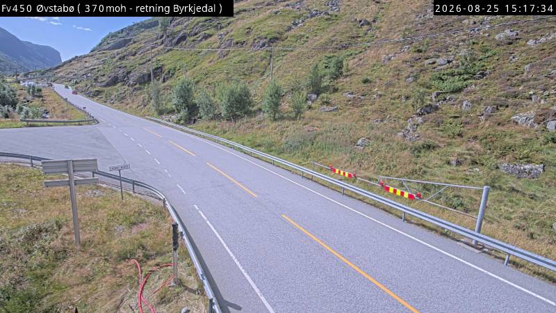 Øvstabø, retning Byrkjedal