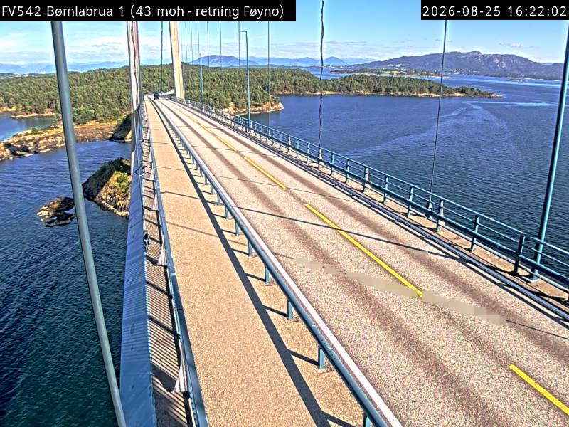 Bømlabrua, retning Føyno