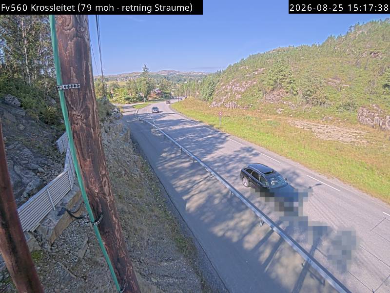 Krossleitet, retning Straume