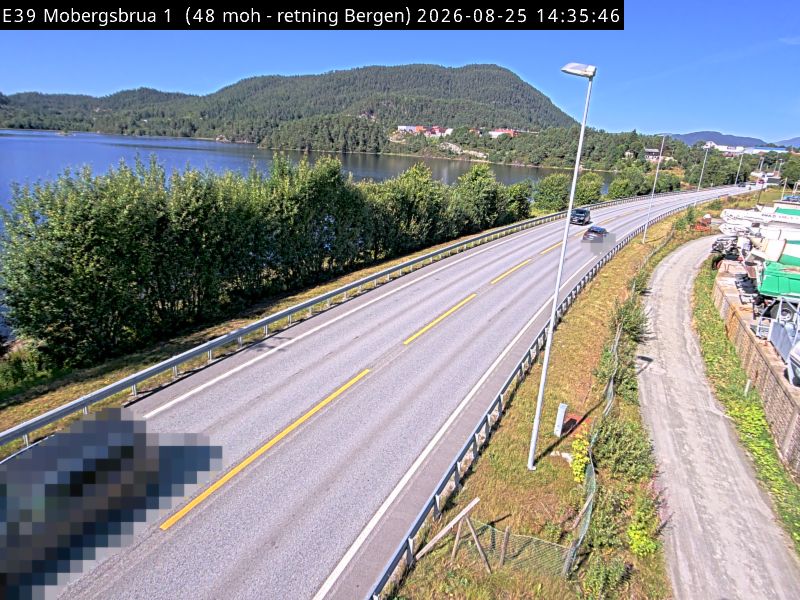 Mobergsbrua, retning Bergen