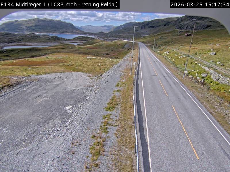 Midtlæger, retning Røldal