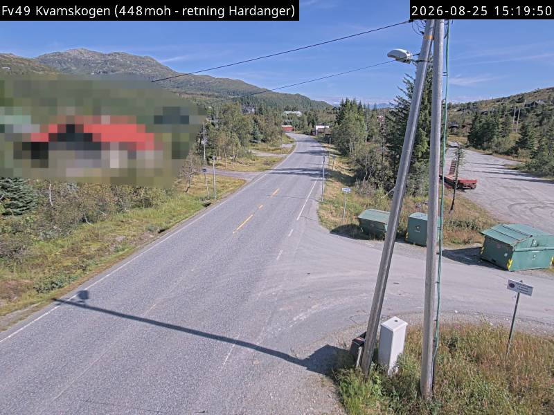 Kvamskogen, retning Hardanger