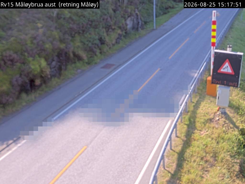 Måløybrua aust, retning Måløy