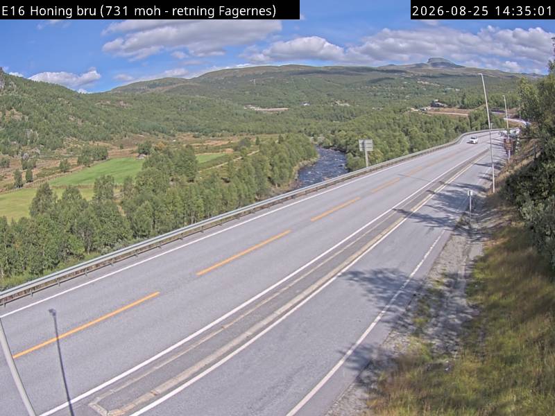 Honing bru, retning Fagernes