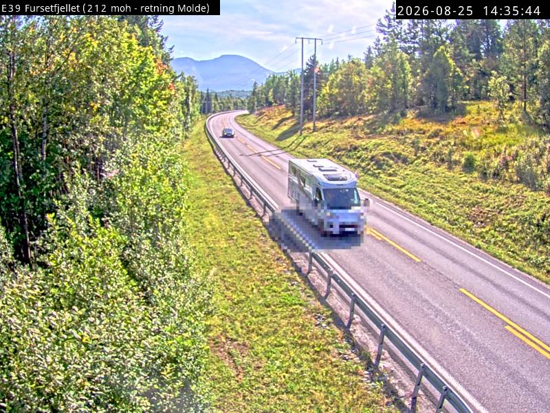 Fursetfjellet, retning Molde