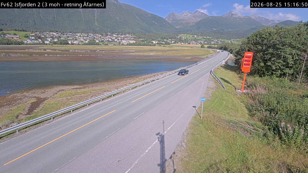 Isfjorden, retning Åfarnes