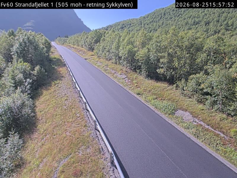 Strandafjellet, retning Sykkylven