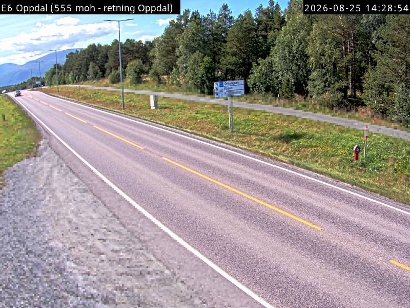 Oppdal, retning Oppdal
