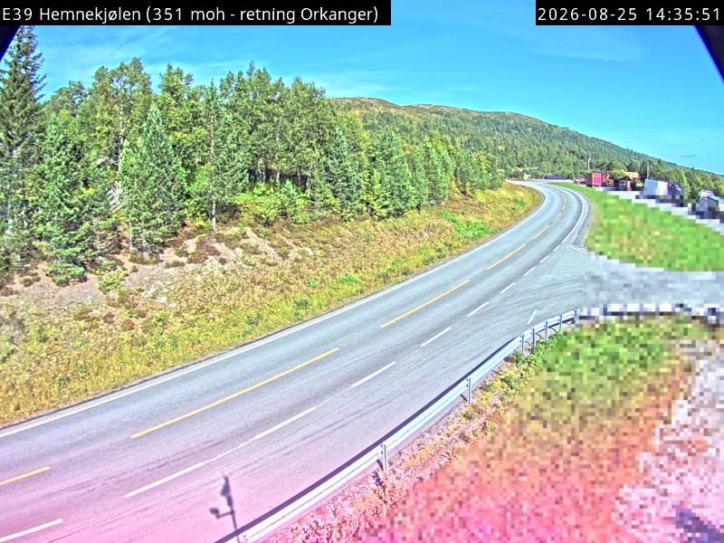 Hemnekjølen, retning Orkanger
