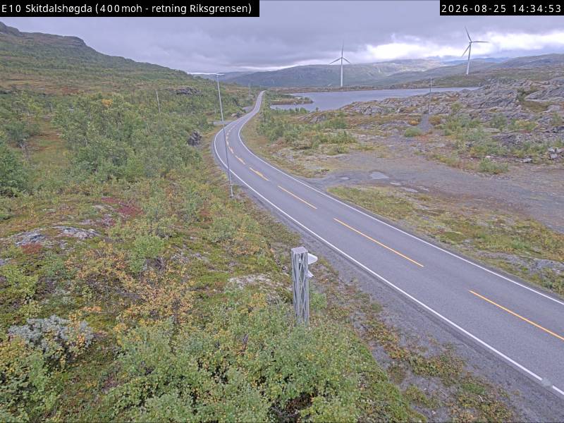 Skitdalshøgda, retning Riksgrensen