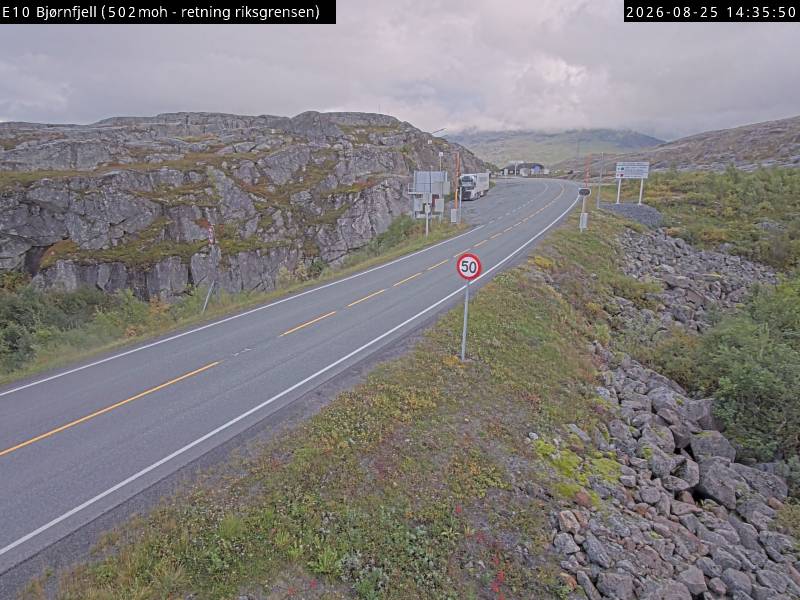 Bjørnfjell, retning Riksgrensen