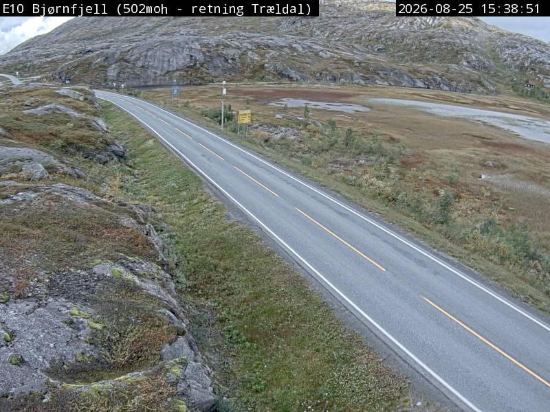 Bjørnfjell, retning Trældal