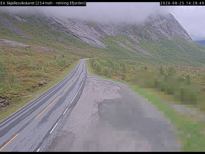 Skjellesvikskaret, retning Efjorden