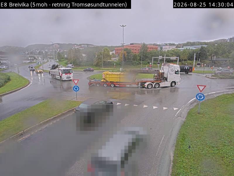Breivika, retning Tromsøsundtunnelen