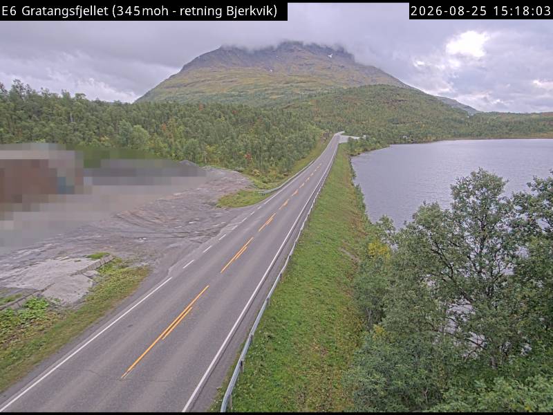 Gratangsfjellet, retning Bjerkvik