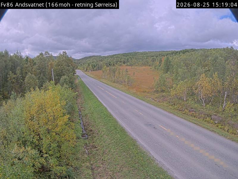 Andsvatnet, retning Sørreisa