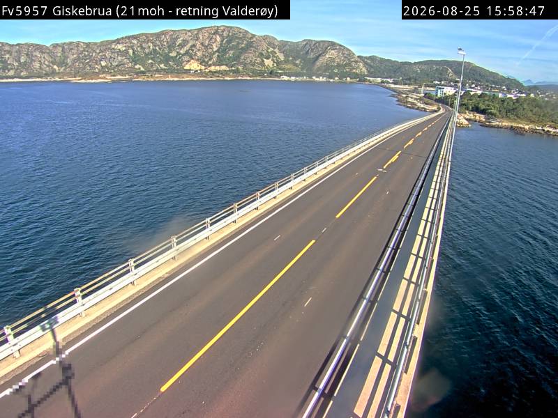Giskebrua, retning Valderøy