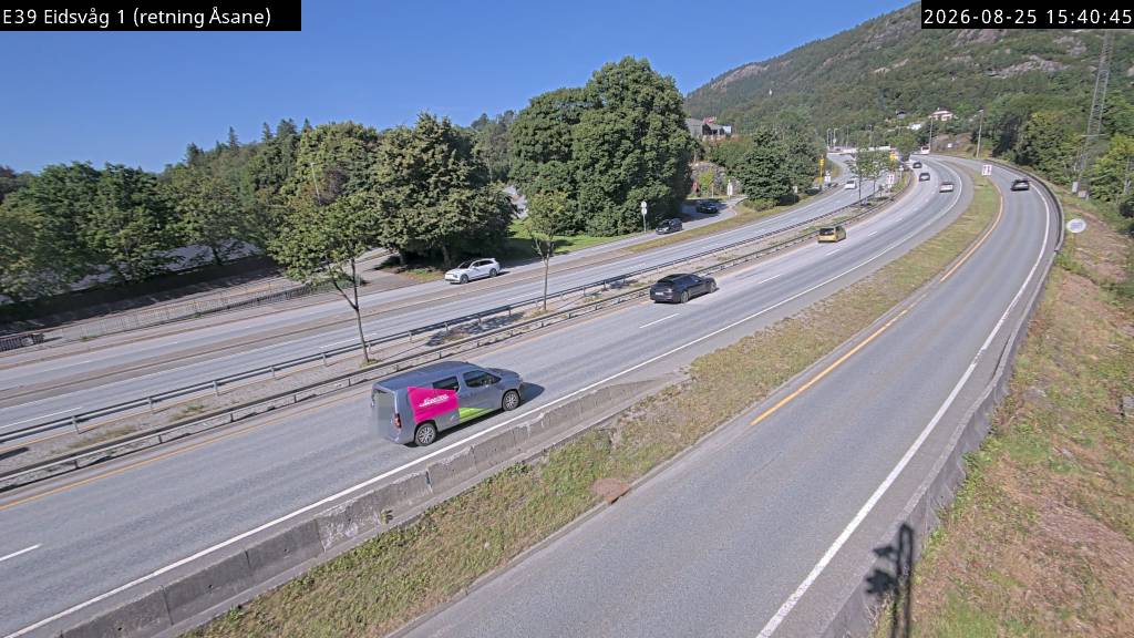 Eidsvåg, retning Åsane