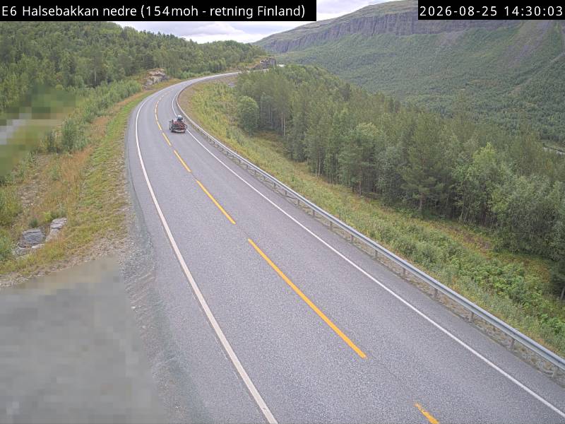 Halsebakkan nedre, retning Finland