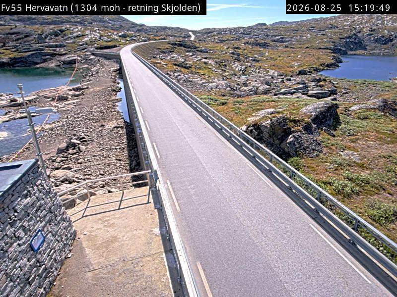 Hervavatn, retning Skjolden