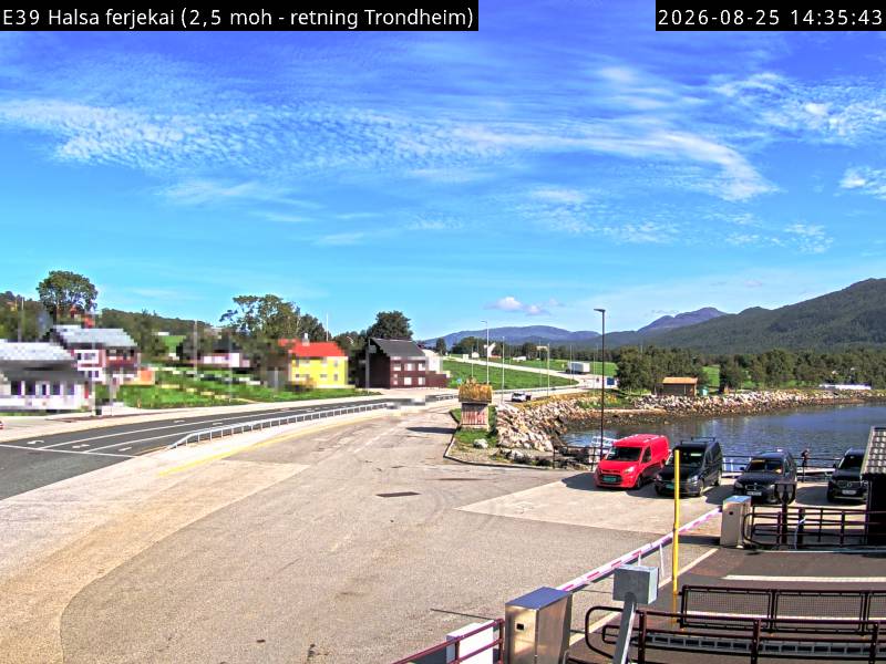 Halsa ferjekai, retning Trondheim