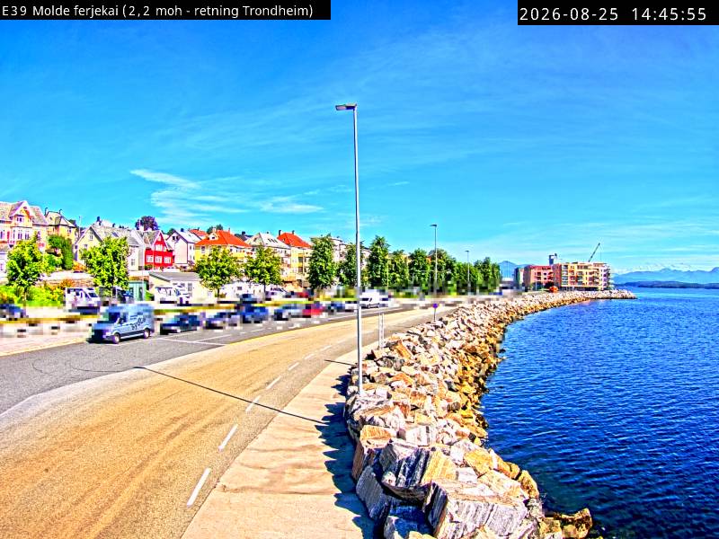 Molde ferjekai, retning Trondheim