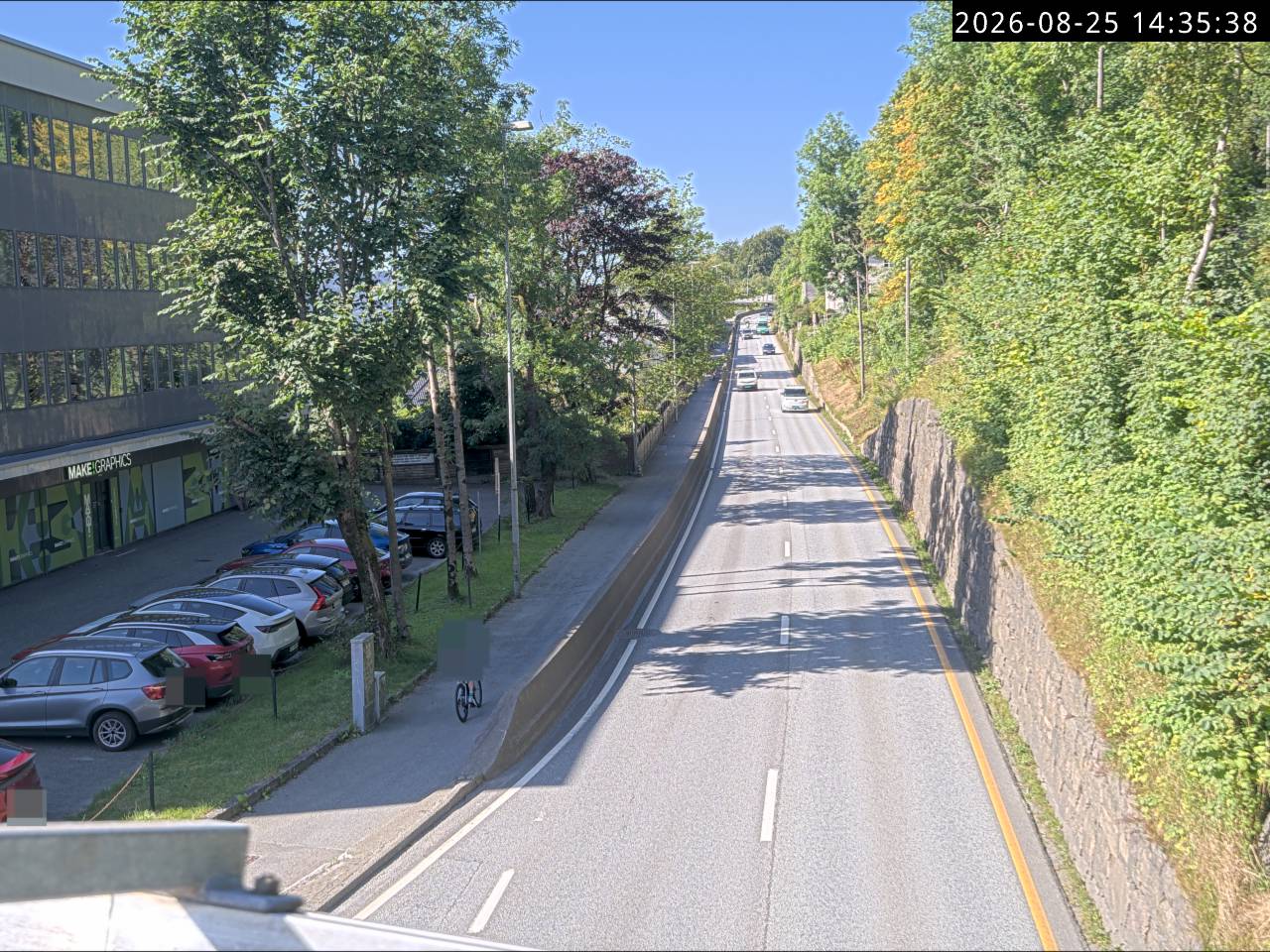 Åsaneveien v/Glassknag, retning Åsane