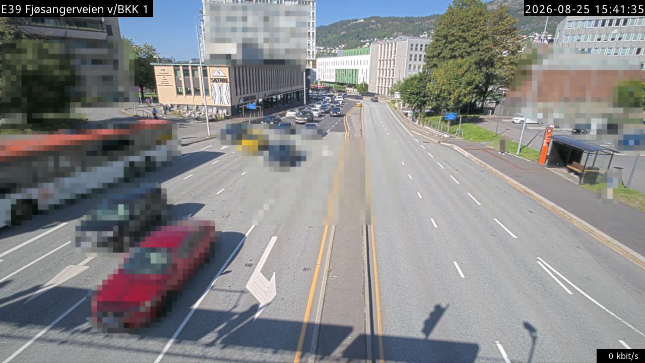 Fjøsangerveien v/BKK, retning sentrum