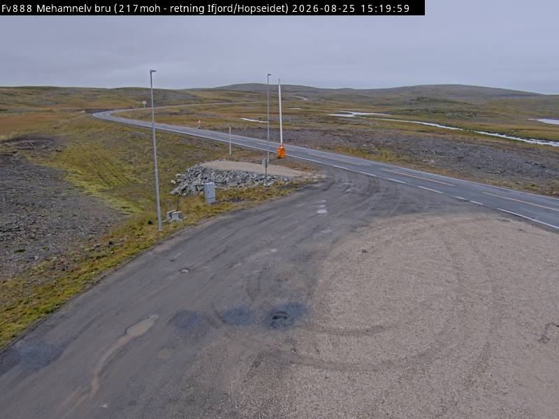 Mehamnelv bru, retning Ifjord/Hopseidet