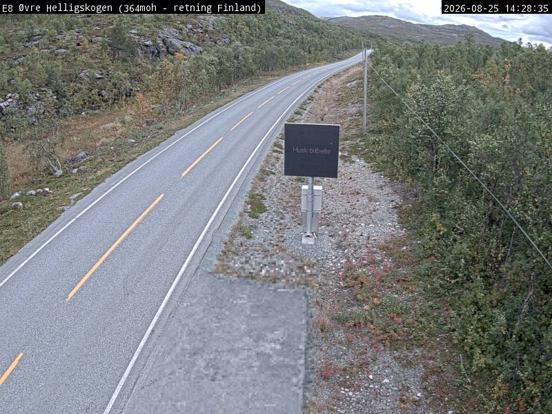 Øvre Helligskogen, retning Finland