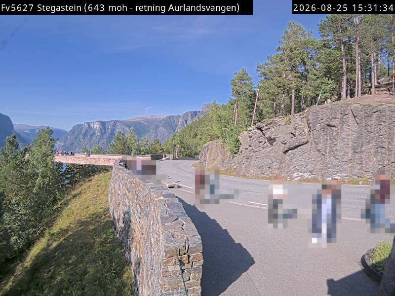Stegasteinen, retning Aurlandsvangen