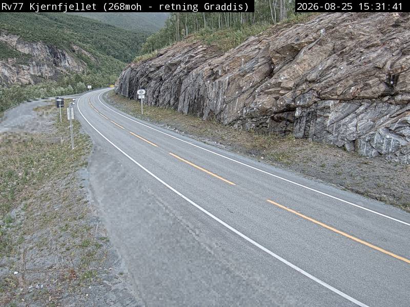 Kjernfjellet, retning Graddis