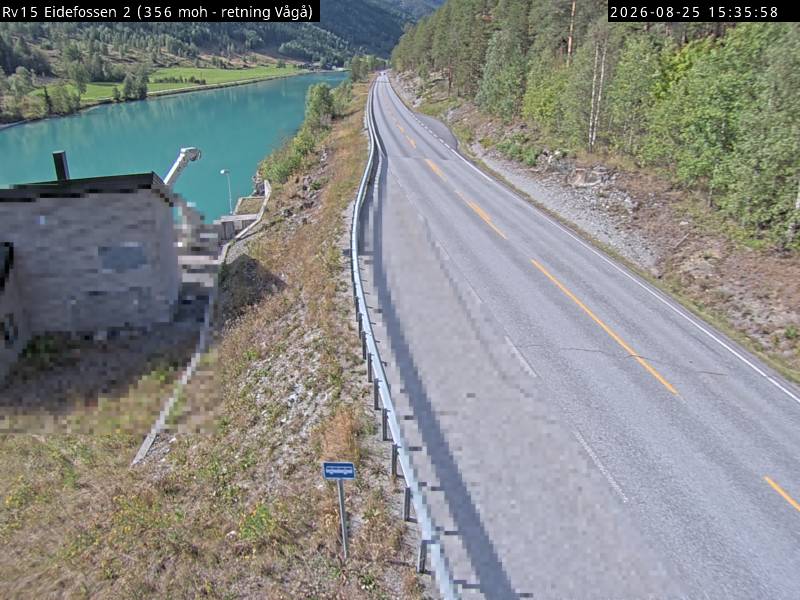 Eidefossen, retning Vågå