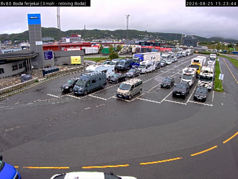 Bodø ferjekai, retning Bodø