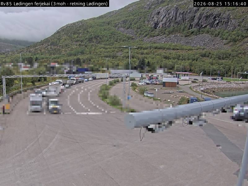 Lødingen ferjekai, retning Lødingen