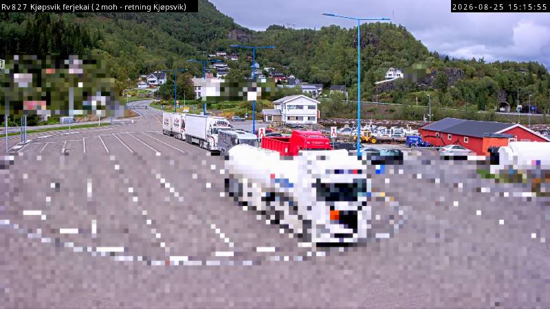 Kjøpsvik ferjekai, retning Kjøpsvik